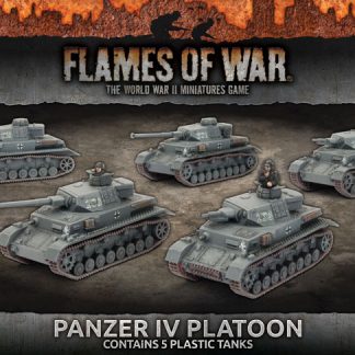 x4 3.7cm Tank Hunter Platoon Plastic Battlefront Miniatures 
